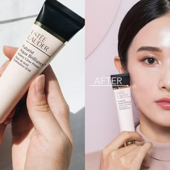 NWT Estee Lauder Futurist Aqua Brilliance Watery Glow Primer  (40mL) - Picture 2 of 5